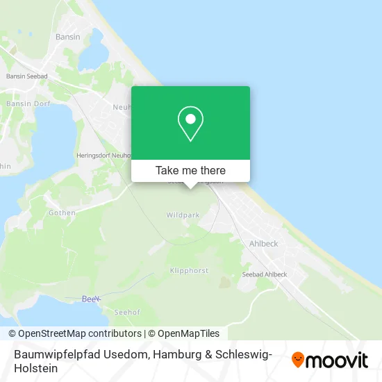 Карта Baumwipfelpfad Usedom