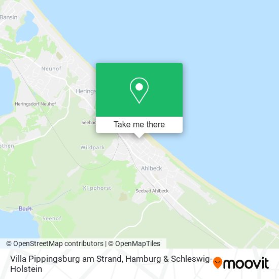 Villa Pippingsburg am Strand map