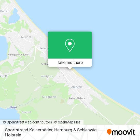 Sportstrand Kaiserbäder map