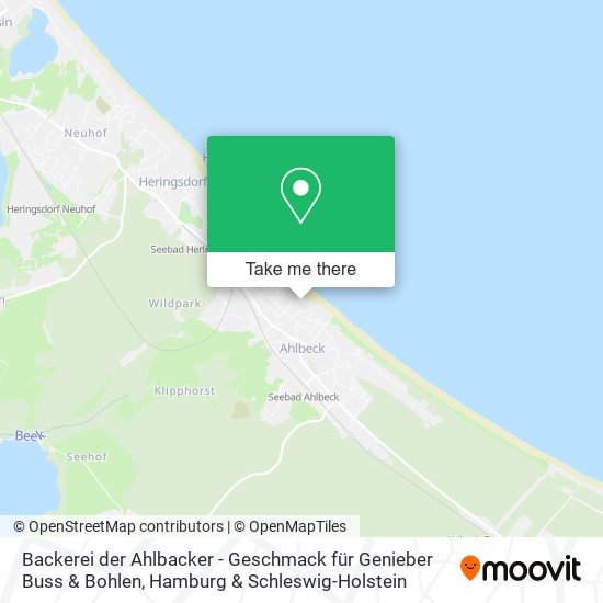 Backerei der Ahlbacker - Geschmack für Genieber Buss & Bohlen map