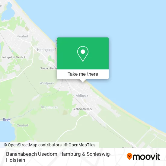 Карта Bananabeach Usedom