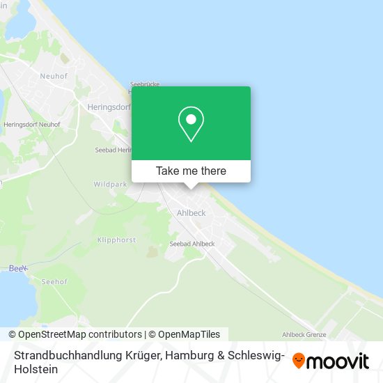 Карта Strandbuchhandlung Krüger