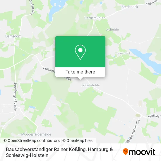 Карта Bausachverständiger Rainer Kößling