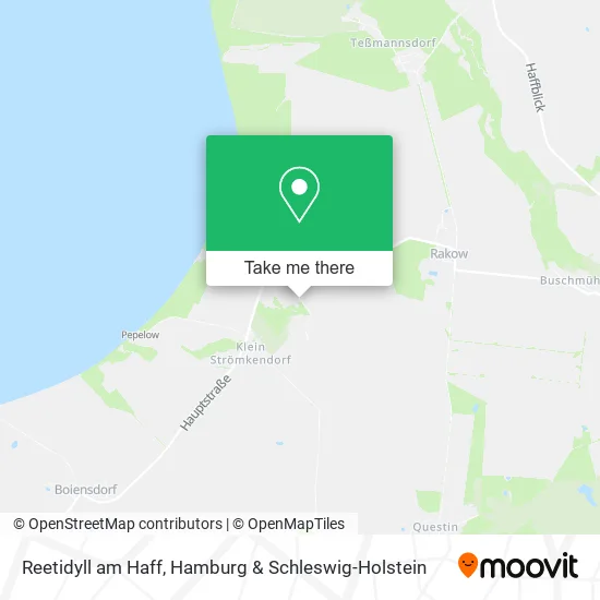 Карта Reetidyll am Haff