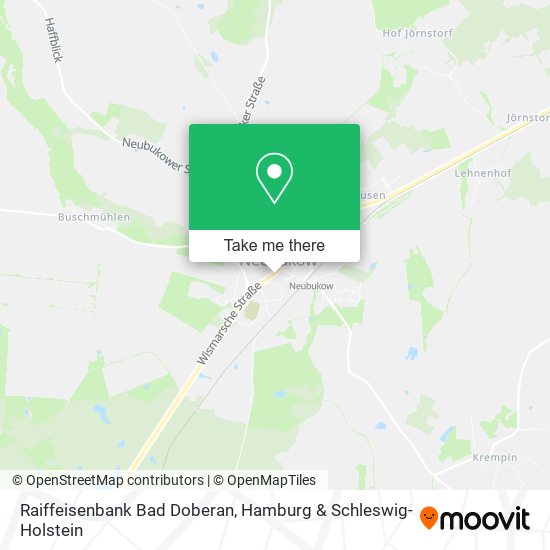 Raiffeisenbank Bad Doberan map