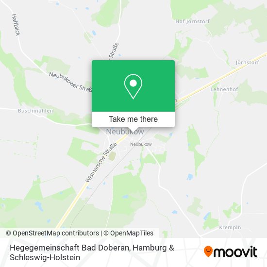Hegegemeinschaft Bad Doberan map