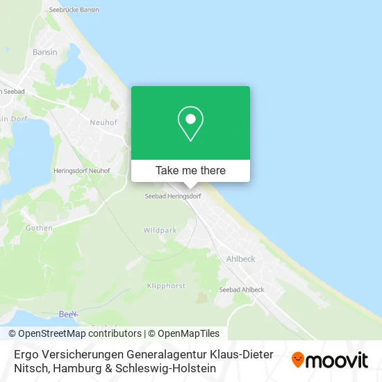 Карта Ergo Versicherungen Generalagentur Klaus-Dieter Nitsch