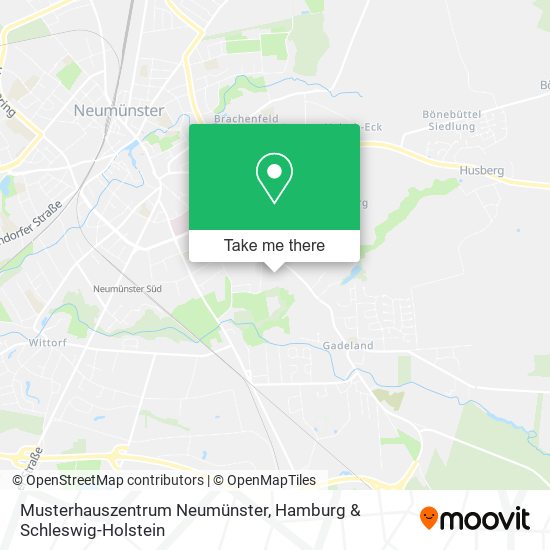Musterhauszentrum Neumünster map