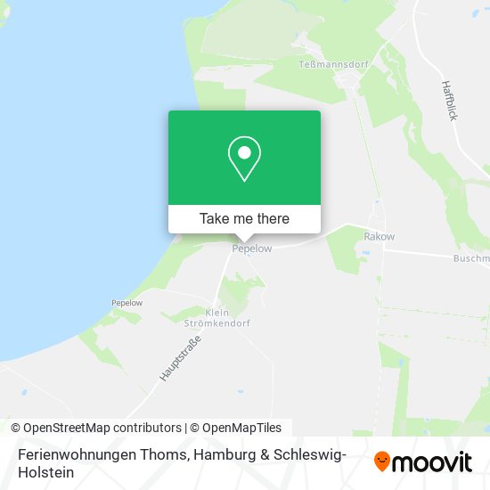 Ferienwohnungen Thoms map