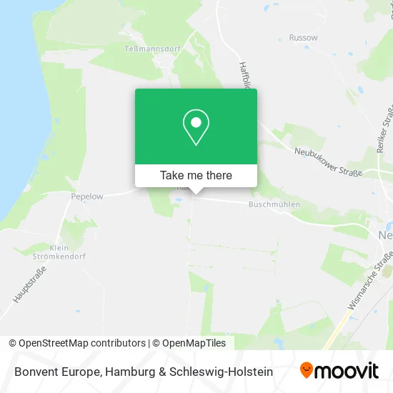 Карта Bonvent Europe