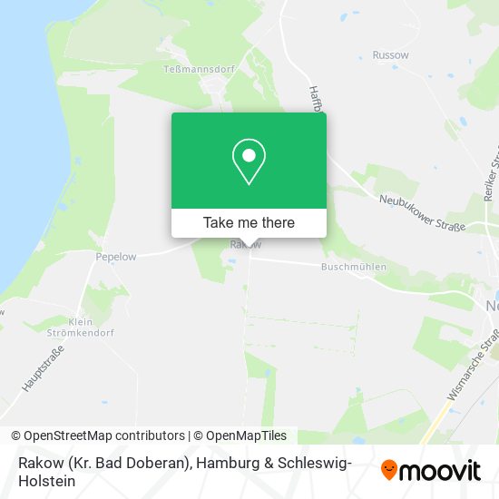 Rakow (Kr. Bad Doberan) map
