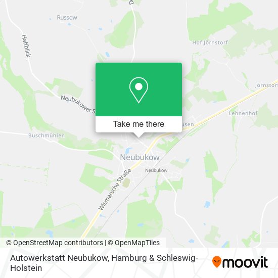 Autowerkstatt Neubukow map