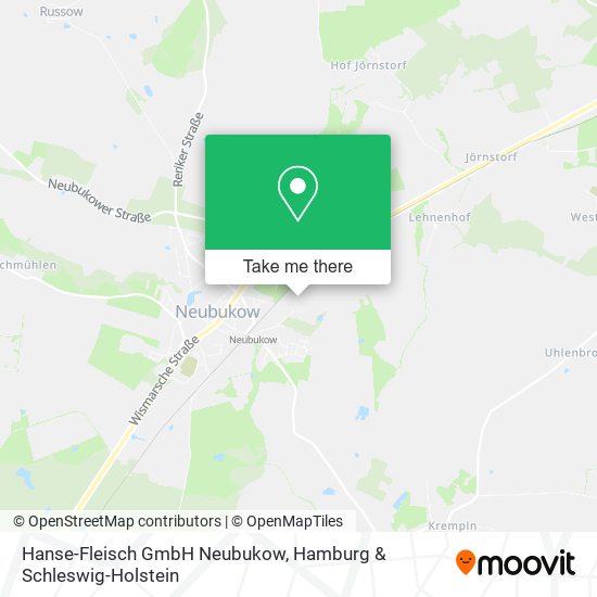 Hanse-Fleisch GmbH Neubukow map