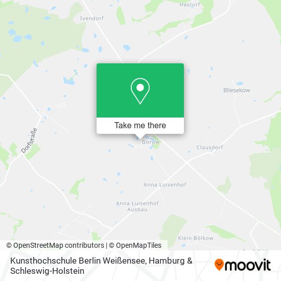 Kunsthochschule Berlin Weißensee map