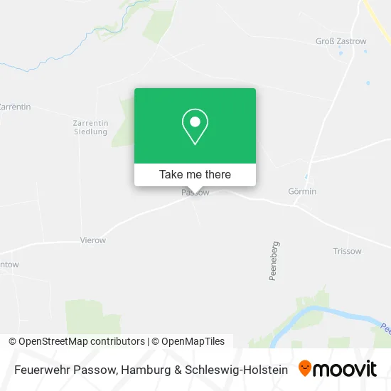 Feuerwehr Passow map