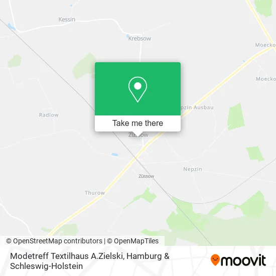 Карта Modetreff Textilhaus A.Zielski