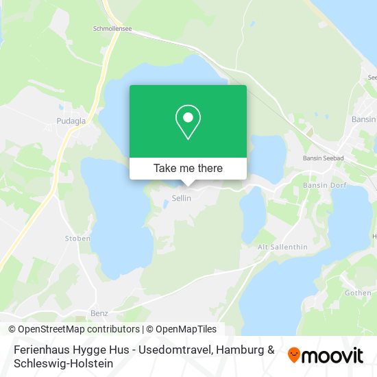 Ferienhaus Hygge Hus - Usedomtravel map
