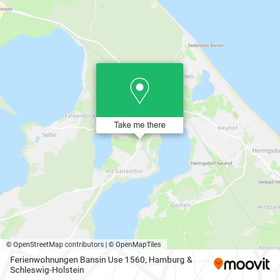 Ferienwohnungen Bansin Use 1560 map