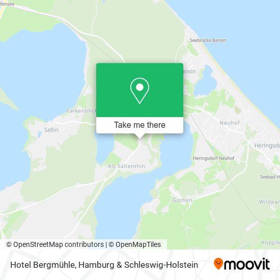 Hotel Bergmühle map