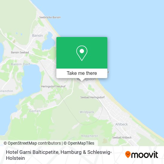 Hotel Garni Balticpetite map