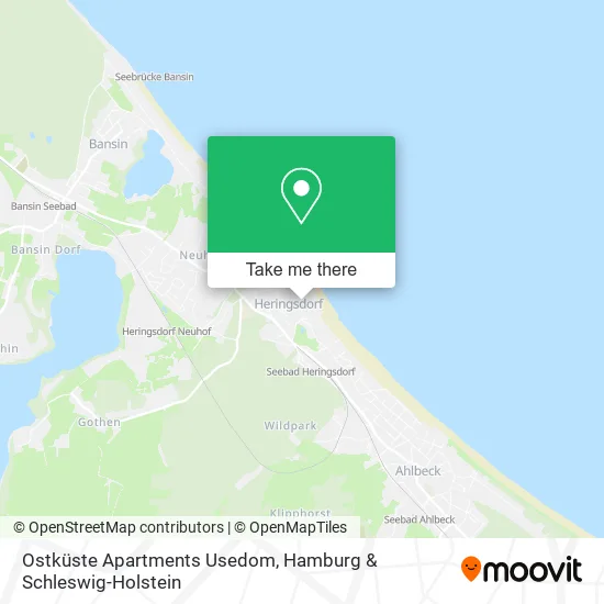 Карта Ostküste Apartments Usedom
