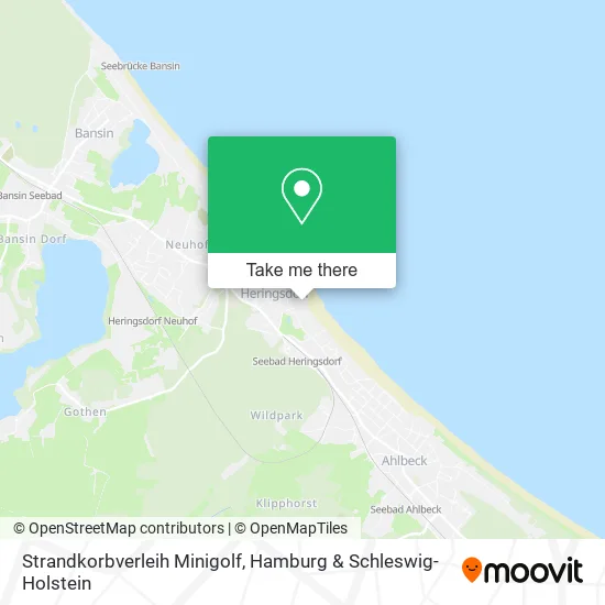 Карта Strandkorbverleih Minigolf