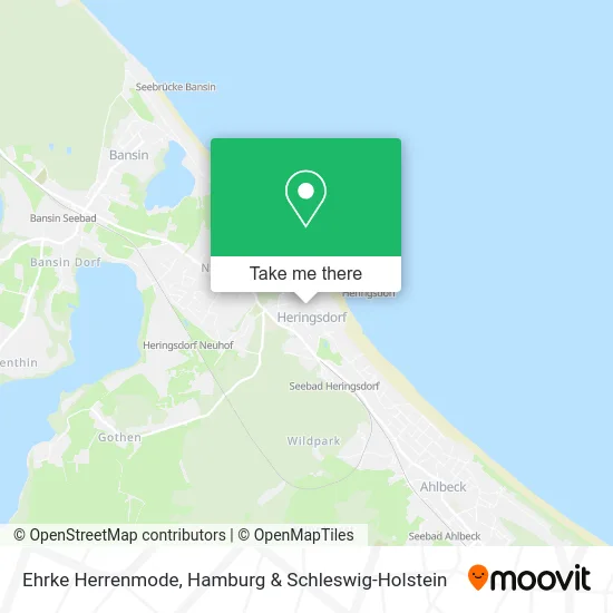 Карта Ehrke Herrenmode