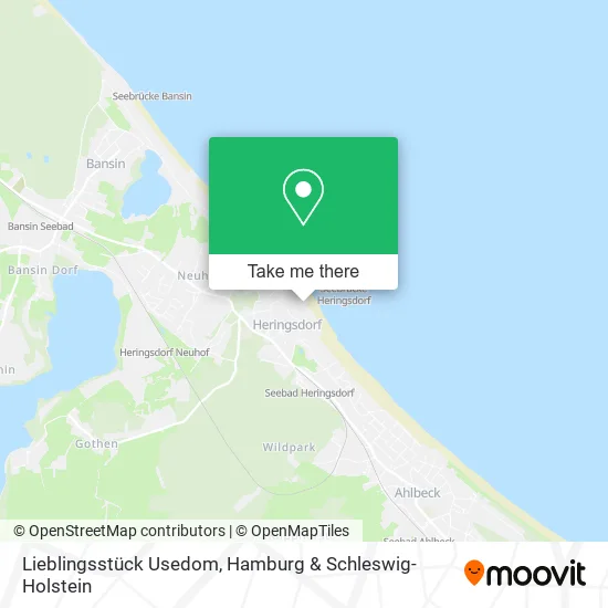 Карта Lieblingsstück Usedom