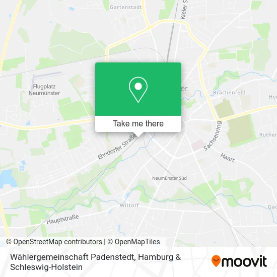 Карта Wählergemeinschaft Padenstedt