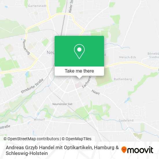 Карта Andreas Grzyb Handel mit Optikartikeln