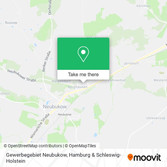 Gewerbegebiet Neubukow map