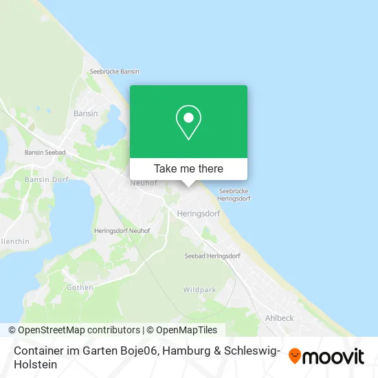 Карта Container im Garten Boje06