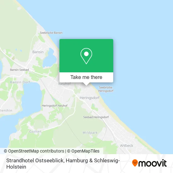 Strandhotel Ostseeblick map