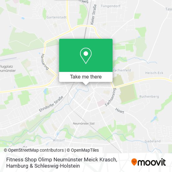 Fitness Shop Olimp Neumünster Meick Krasch map