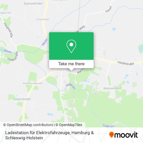 Ladestation für Elektrofahrzeuge map