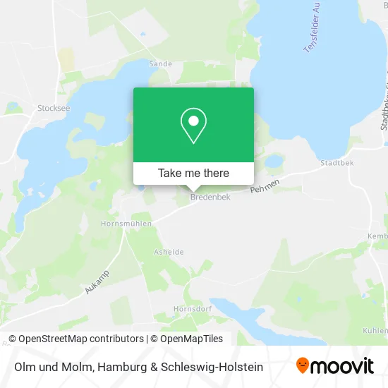 Карта Olm und Molm