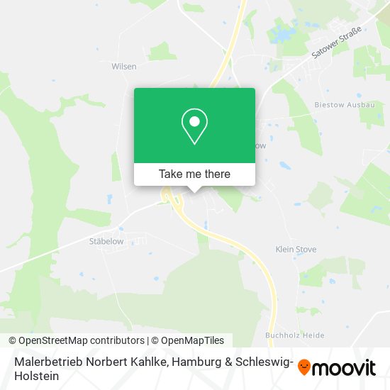 Malerbetrieb Norbert Kahlke map