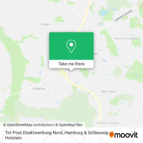 Карта Tnt Post Direktwerbung Nord