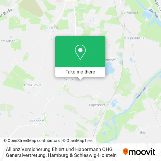 Карта Allianz Versicherung Ehlert und Habermann OHG Generalvertretung