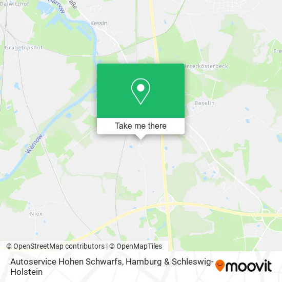 Карта Autoservice Hohen Schwarfs