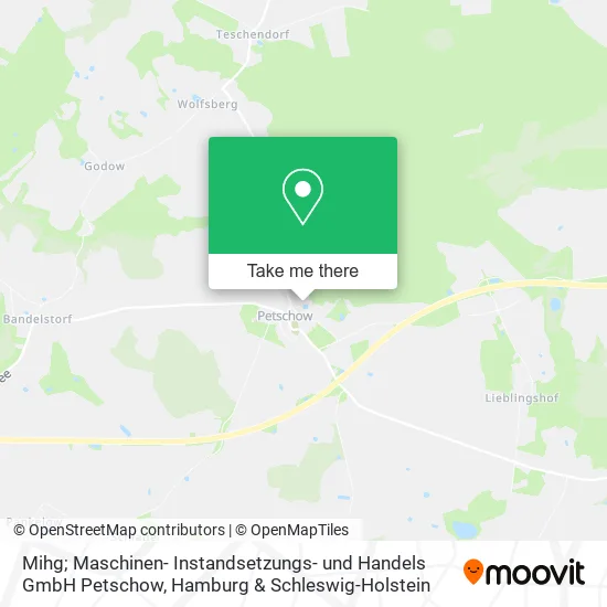 Карта Mihg; Maschinen- Instandsetzungs- und Handels GmbH Petschow