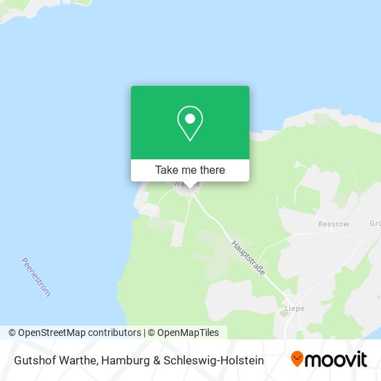 Gutshof Warthe map