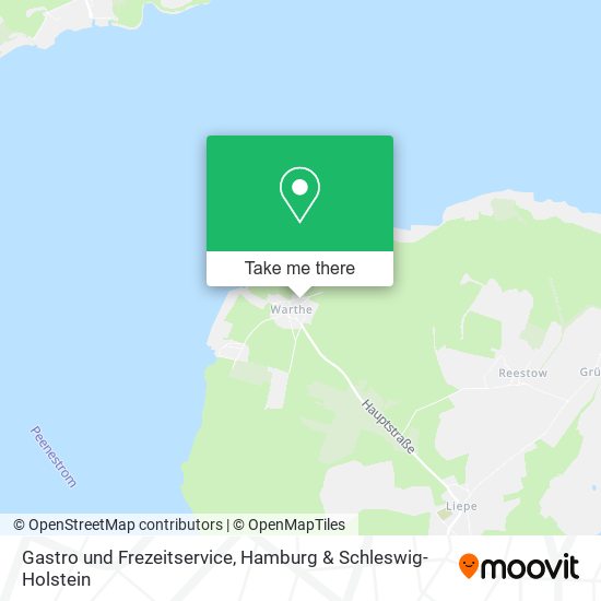 Gastro und Frezeitservice map
