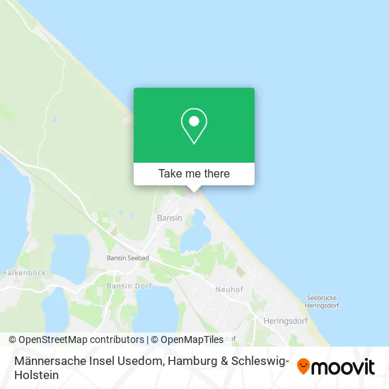 Карта Männersache Insel Usedom