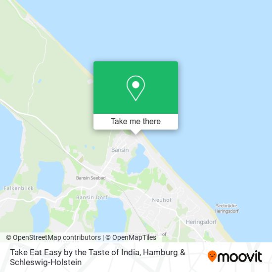 Take Eat Easy by the Taste of India map
