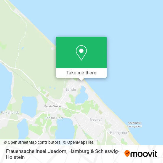 Карта Frauensache Insel Usedom