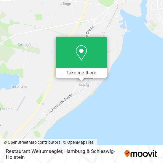 Restaurant Weltumsegler map