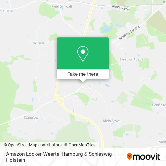 Карта Amazon Locker-Weerta