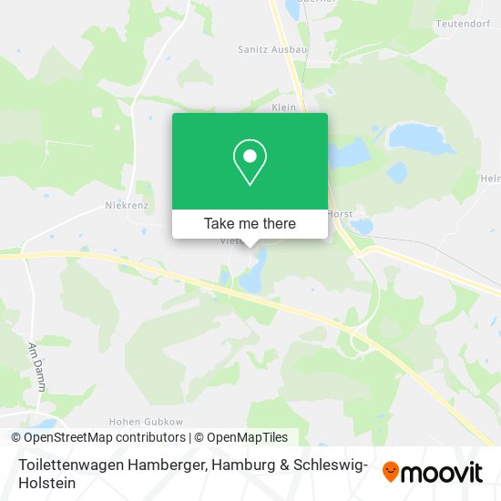Toilettenwagen Hamberger map