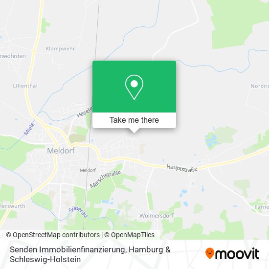 Senden Immobilienfinanzierung map